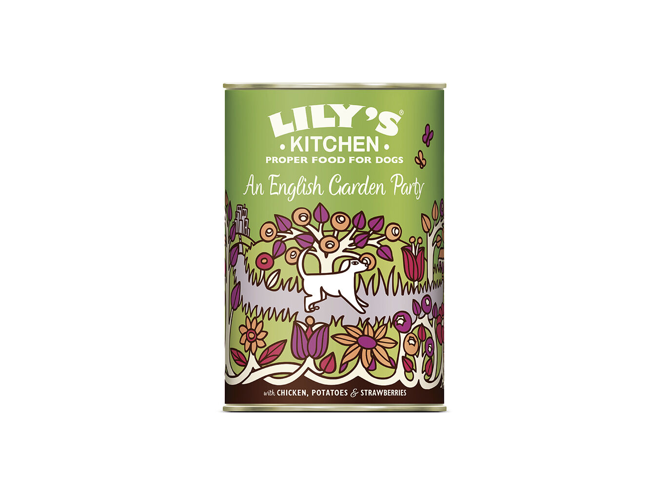 COMIDA H&Uacute;MIDA PARA C&Atilde;O LILY'S KITCHEN FRANGO 400G image number 0