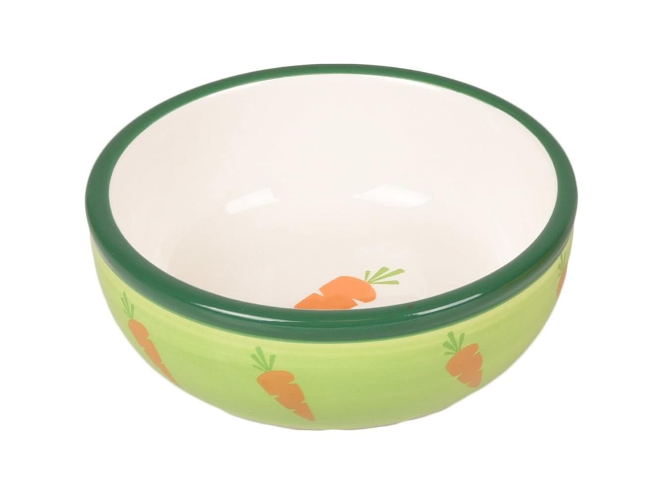 COMEDOURO ROEDORES IBO CER&Acirc;MICA VERDE 310ML 13CM