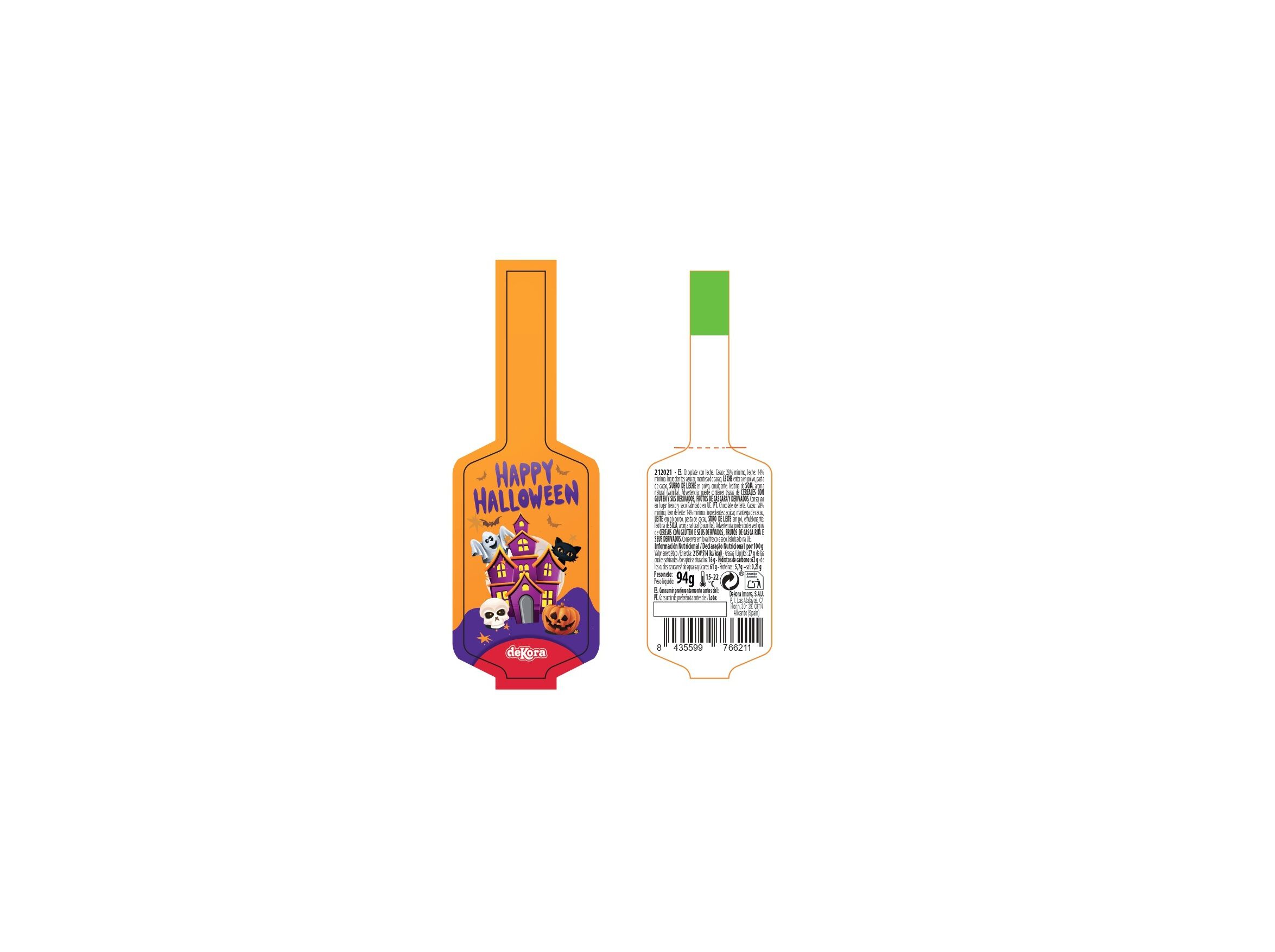 CHOCOLATES DE LEITE DEKORA SORTIDO HALLOWEEN 94G image number 1
