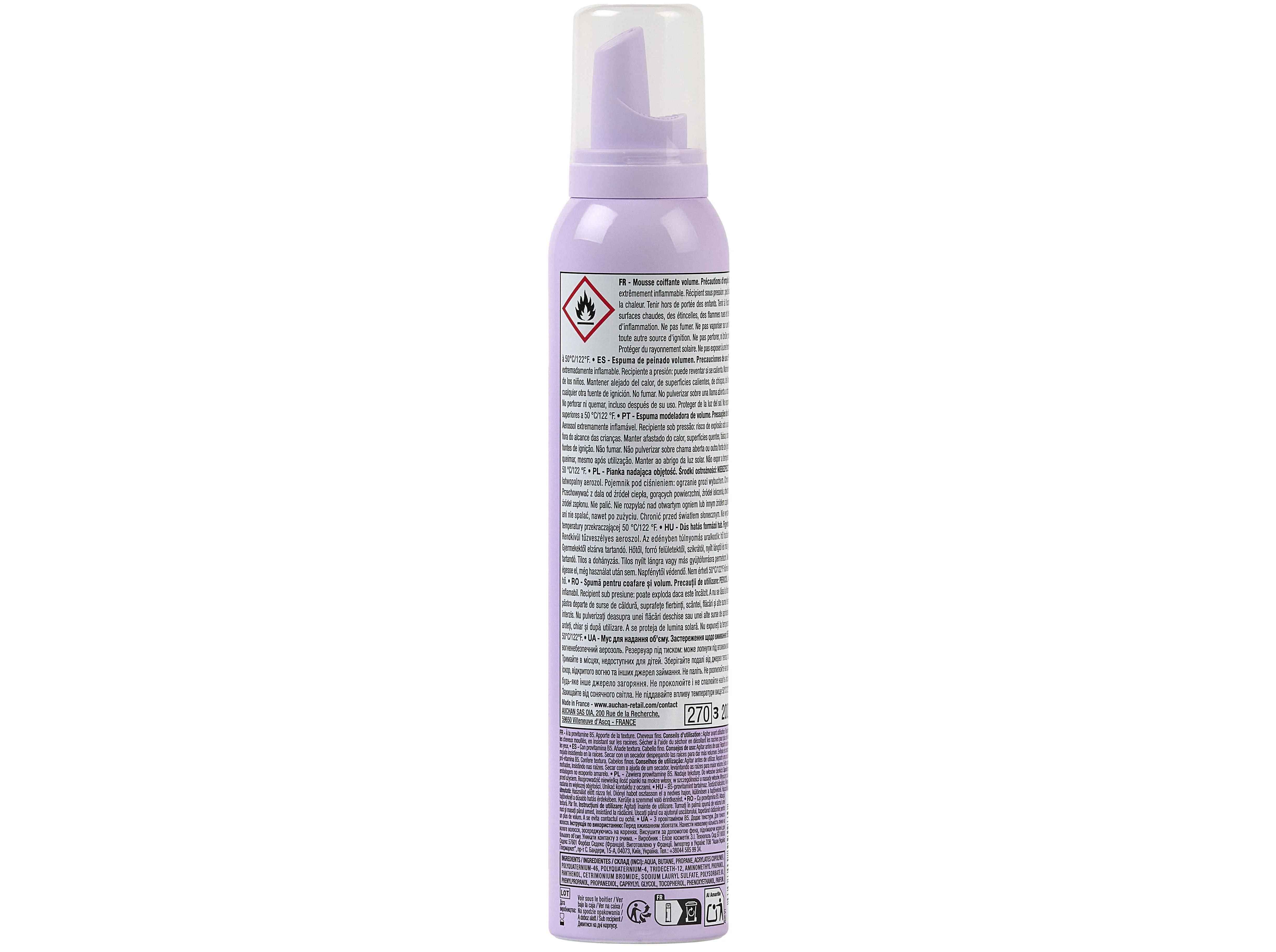 ESPUMA COSMIA VOLUME CABELO FINO 200ML image number 2