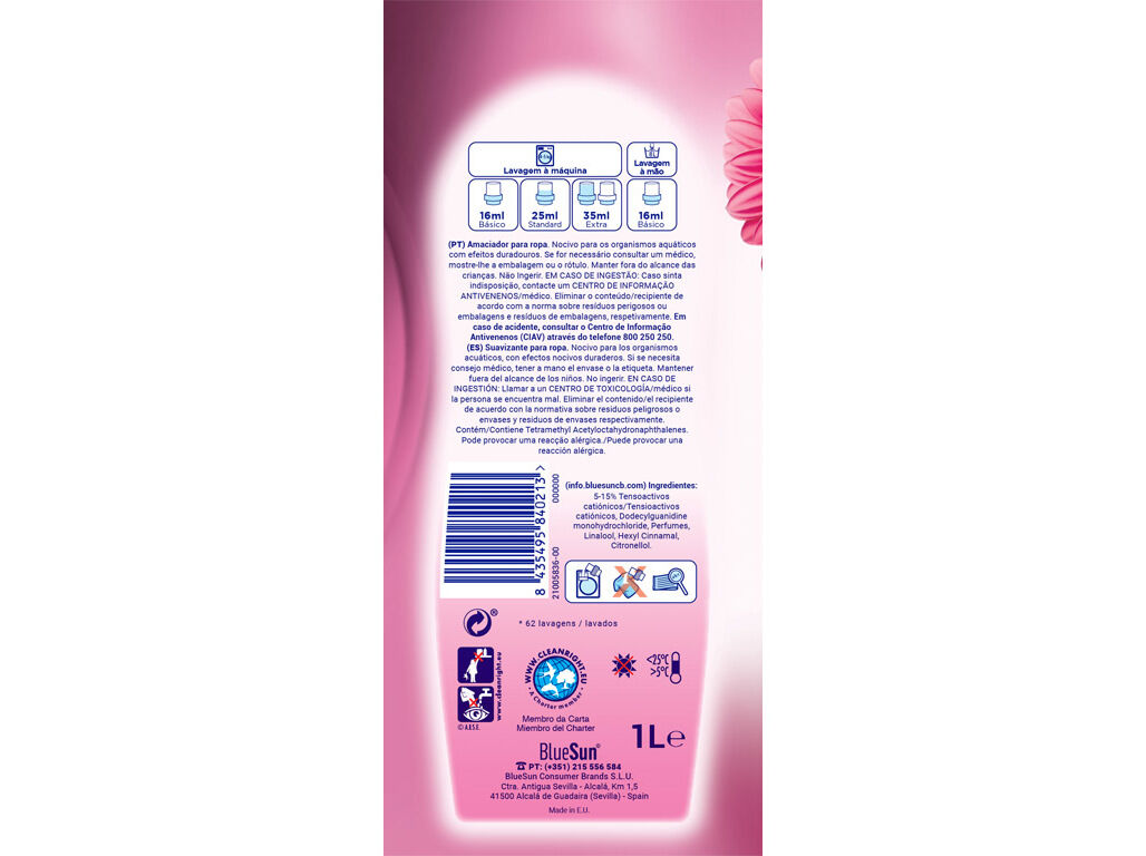 AMACIADOR CONCENTRADO A+ EXPLOS&Atilde;O ROSAS 62D image number 1