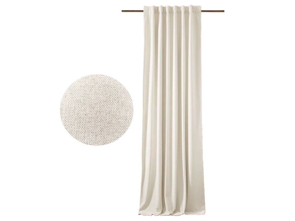 CORTINADO KELLY CREME 140X240 CM