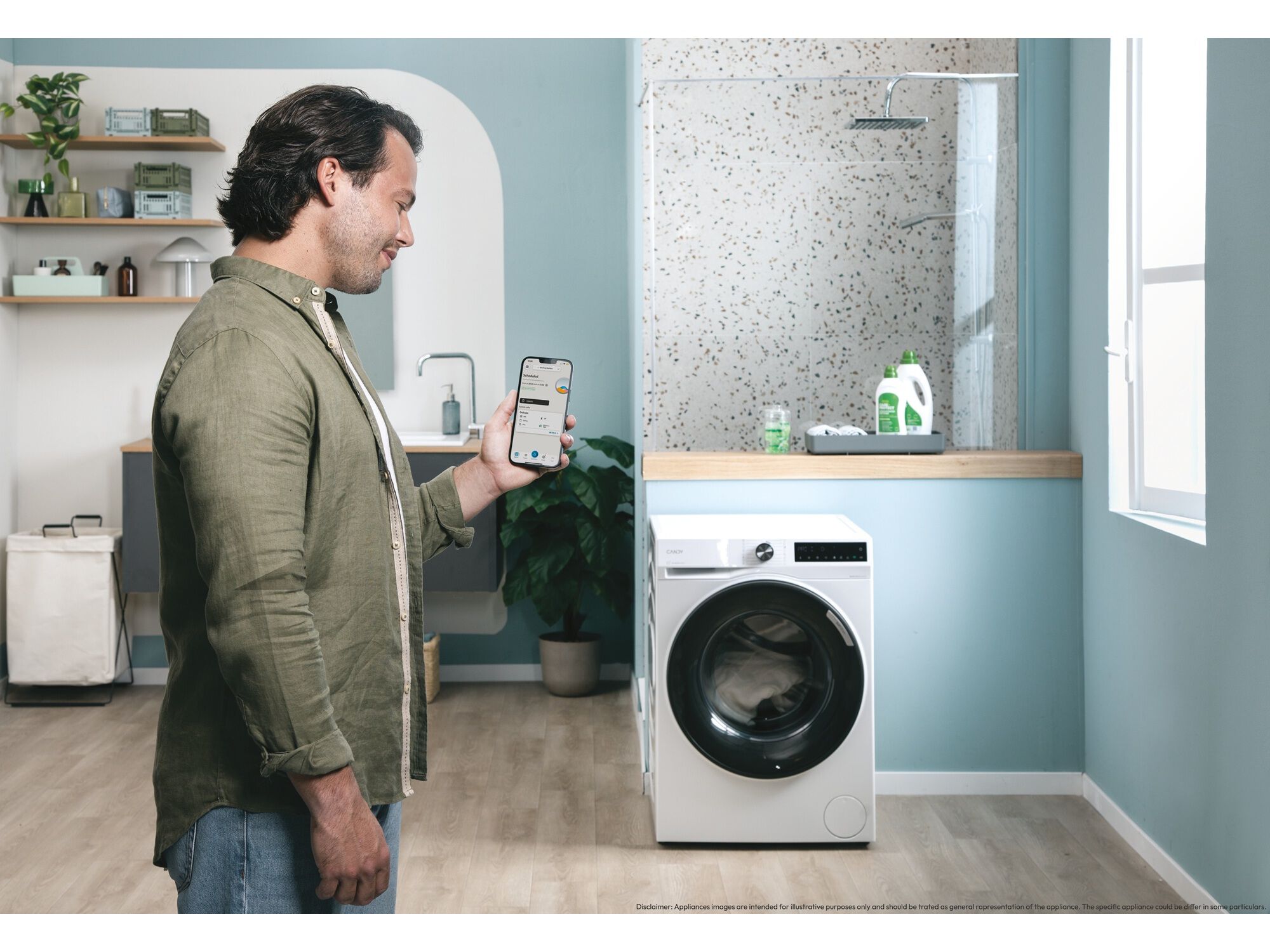 M&Aacute;QUINA LAVAR ROUPA CANDY BR 49SBL8-S A 9KG 1400RPM image number 11