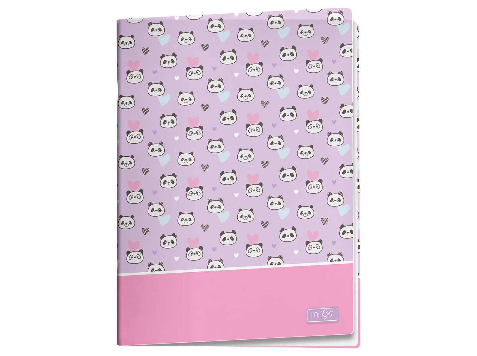 CADERNO A4 MITOS PANDA PAUTADO CAPA PP 48 FOLHAS 80G AGRAFADO image number 0