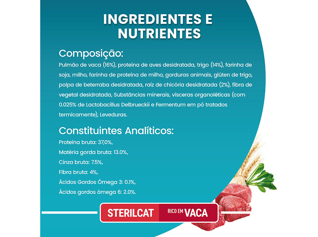 RA&Ccedil;&Atilde;O PARA GATO PURINA ONE ESTERILIZADO COM VACA 1.5KG image number 4