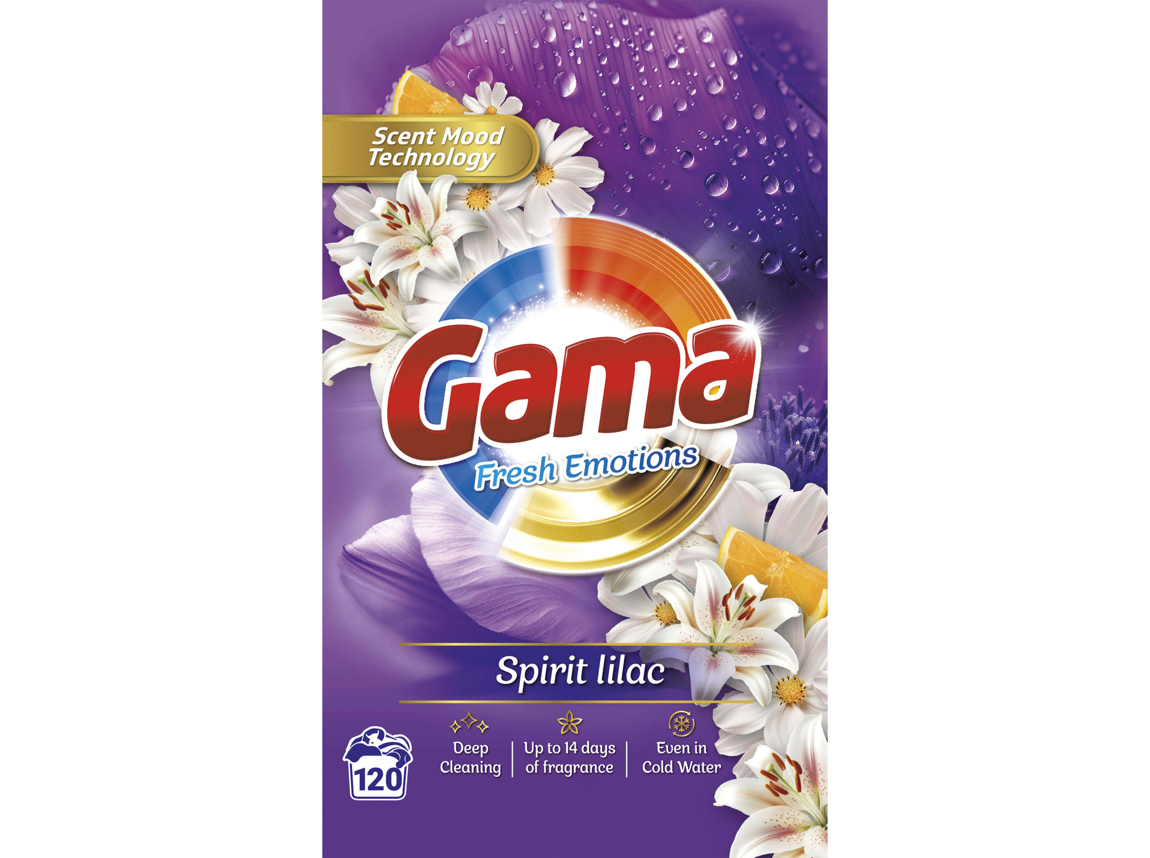 DET. ROUPA M&Aacute;Q. P&Oacute; GAMA SPIRIT LILAC 120D