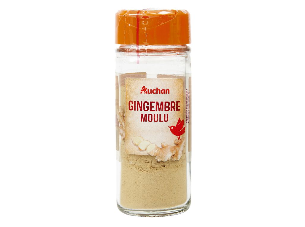GENGIBRE MOIDO AUCHAN DESIDRATADO FRASCO 27 G image number 0