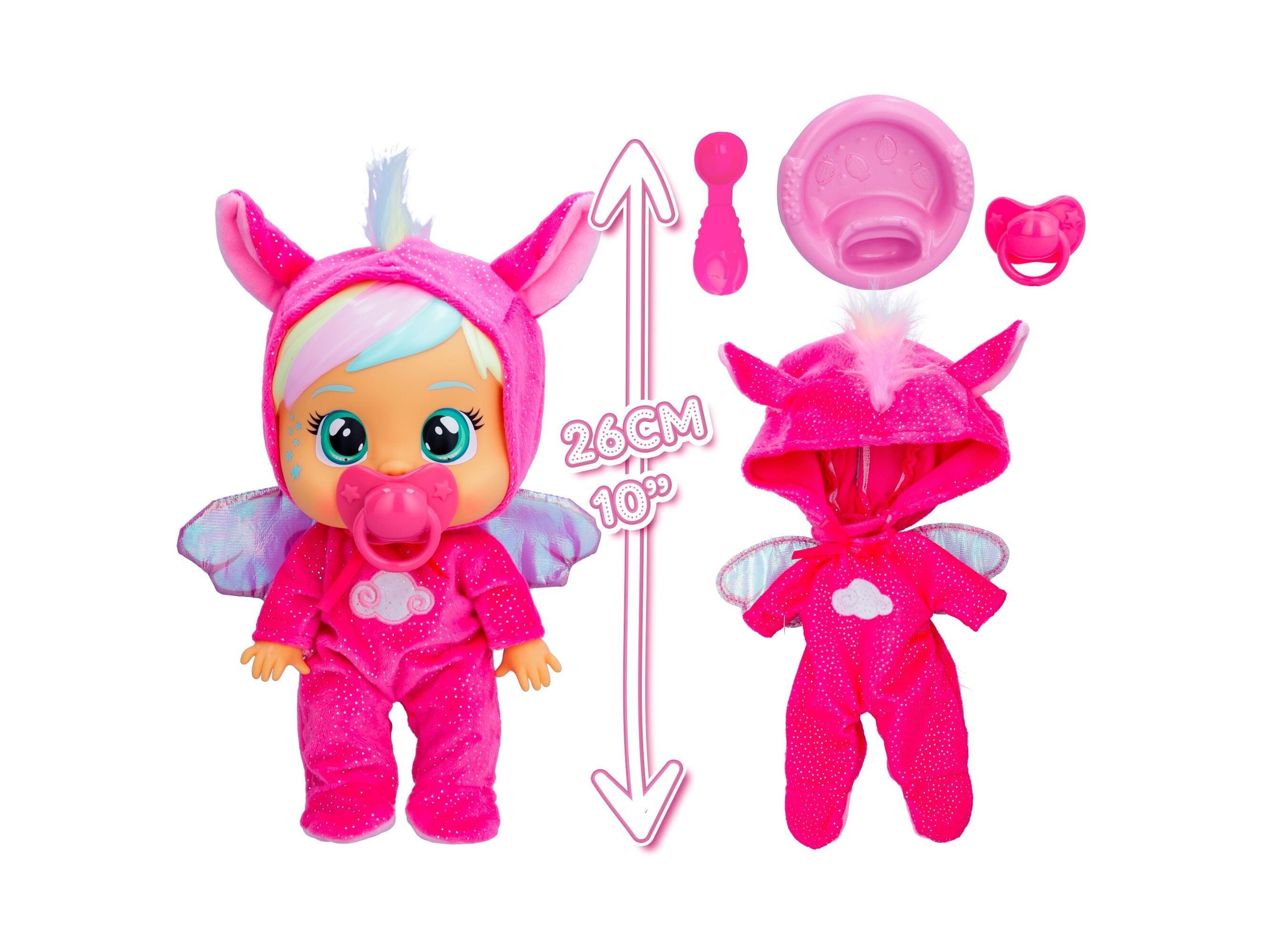 BEBE CHOR&Atilde;O CRY BABIES LOVING CARE FANTASY MODELOS SORTIDOS image number 3