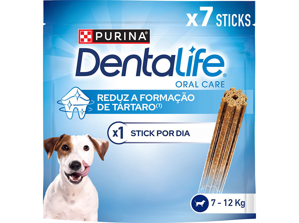 SNACK C&Atilde;O DENTALIFE PURINA RA&Ccedil;A PEQUENA 115G 7UN image number 0