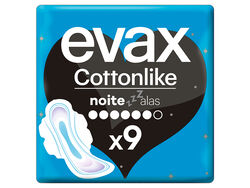 Pensos Higiénicos Liberty Noite Com Abas Evax 9 un