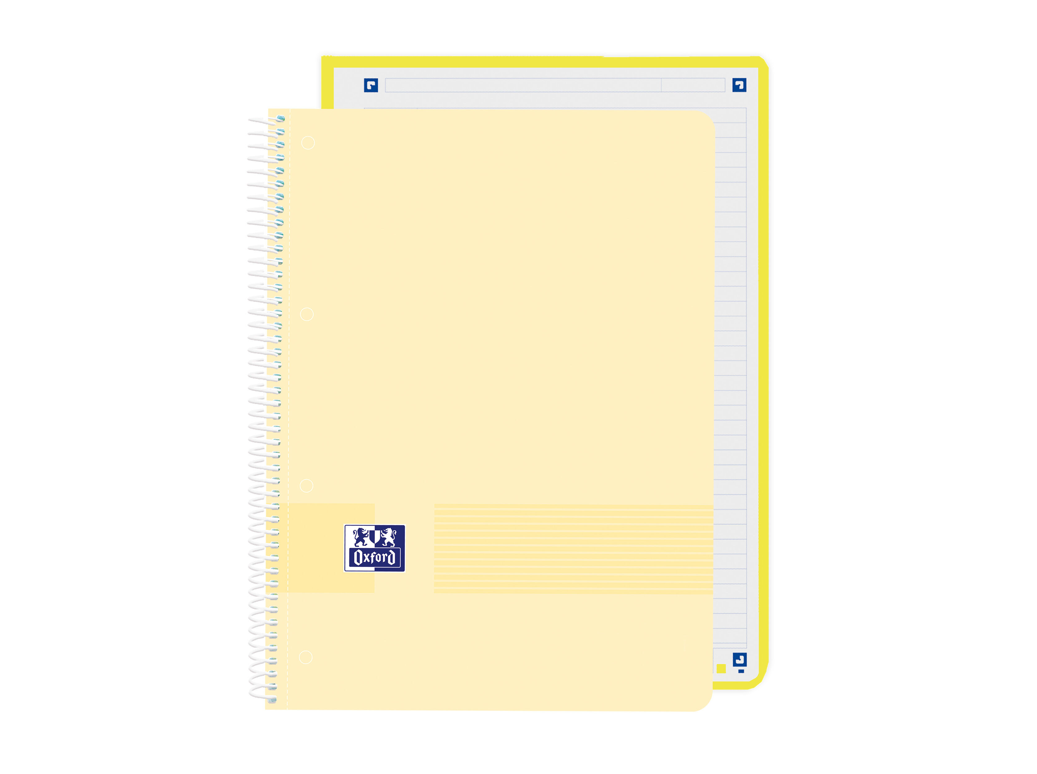CADERNO ESPIRAL A4 PAUTADO PP OXFORD LIVE&GO PASTEL 80 FOLHAS CORES SORTIDAS image number 1