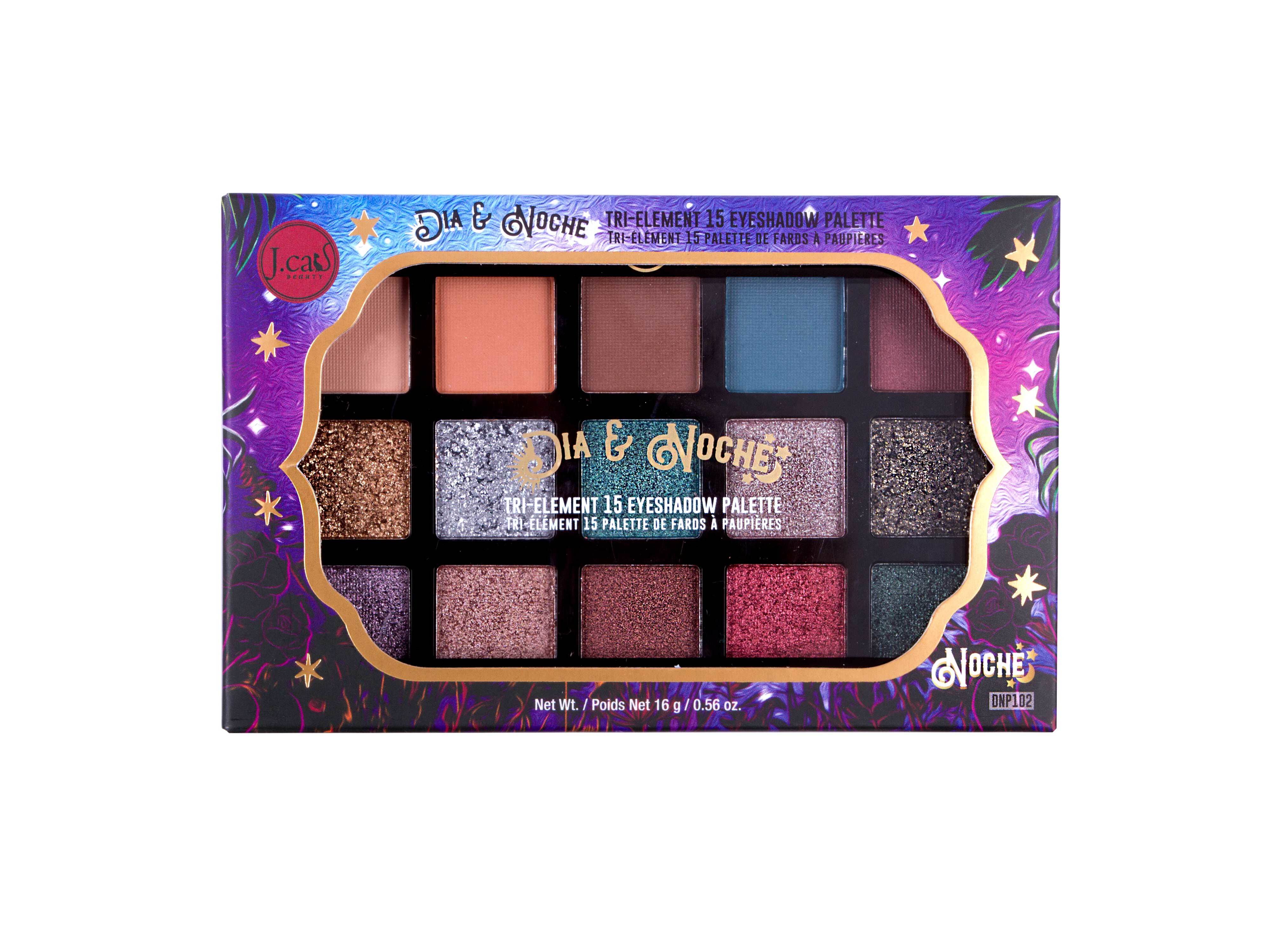 PALETA SOMBRAS JCAT DIA & NOITE - NOITE 16GR image number 0