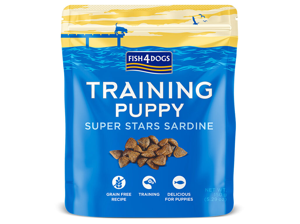 SNACKS C&Atilde;O FISH4DOGS J&Uacute;NIOR SARDINHA 150G image number 0