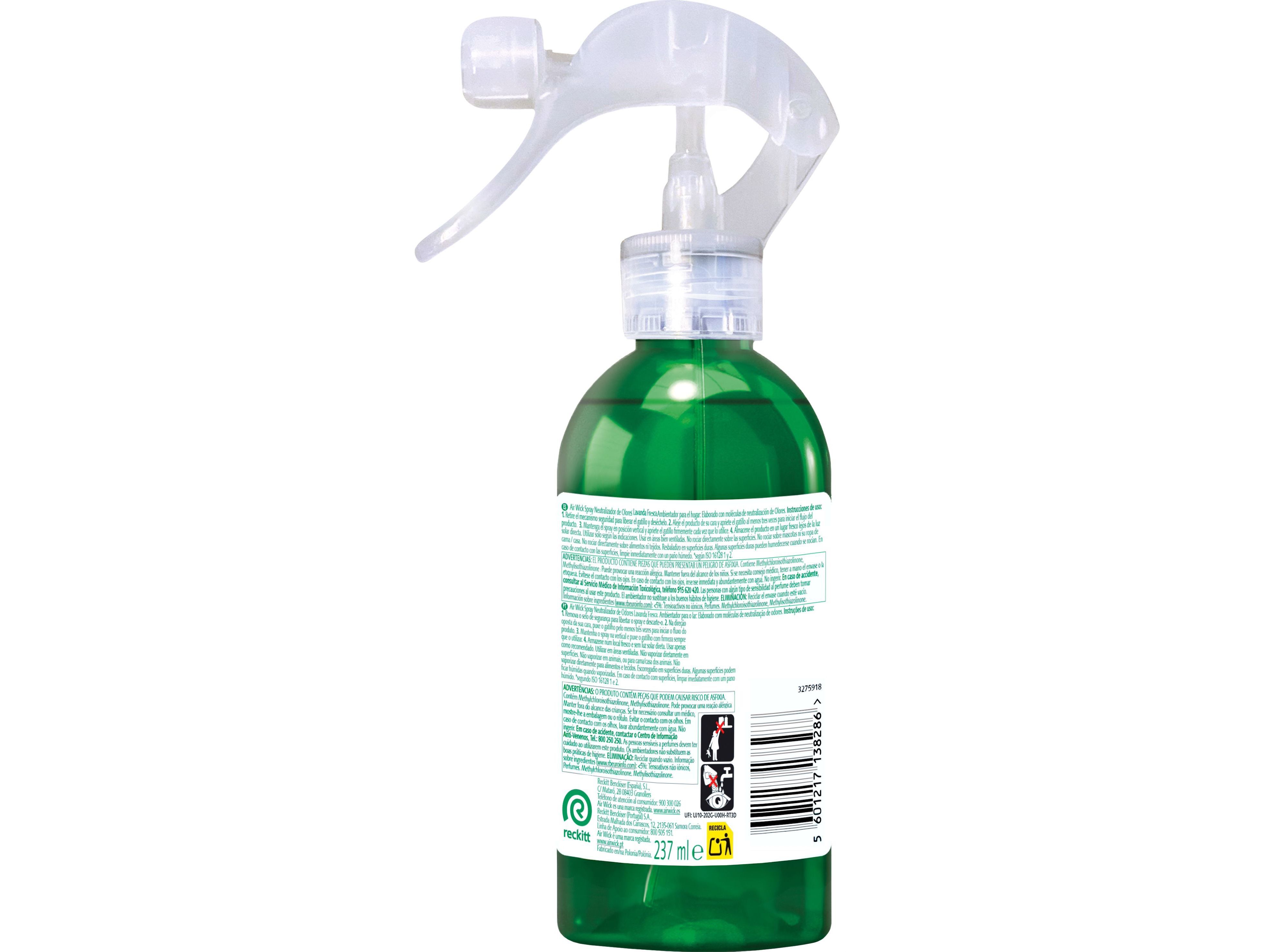 AMBIENTADOR SPRAY AIR WICK LAVANDA E L&Iacute;RIO DO VALE 237ML image number 1