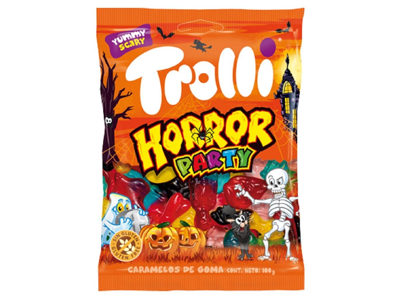 GOMAS TROLLI HORROR PARTY 100G