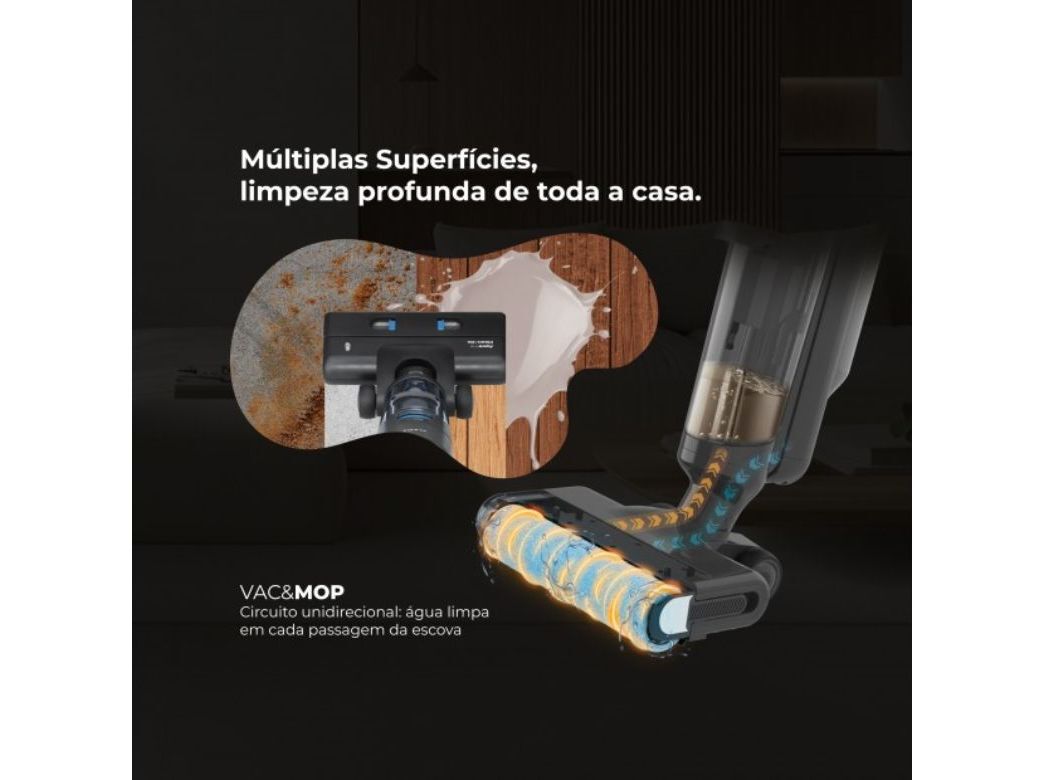 ASPIRADOR VERTICAL &Aacute;GUA FLAMA 1691FL AQUALINE CLEAN & GO image number 2