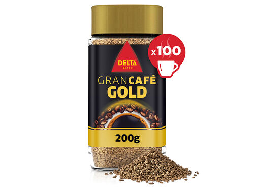 CAFÉ DELTA SOLÚVEL GRAN CAFÉ GOLD 200G
