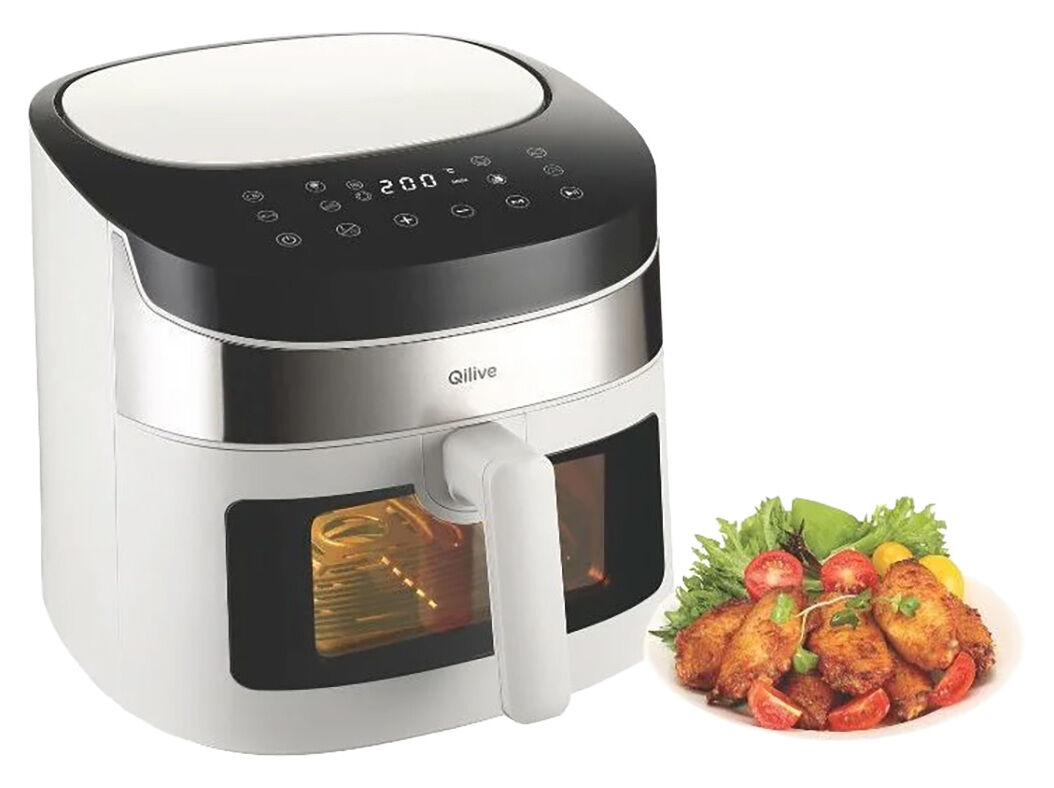 FRITADEIRA SEM &Oacute;LEO QILIVE Q.5274 XL 7.2L 1800W COM 8 PROGRAMAS