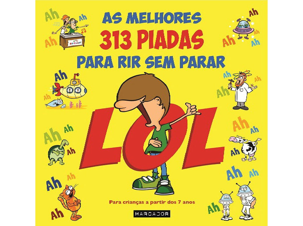 LIVRO LOL-AS MELHORES 313 PIADAS PARA RIR SEM PARAR - NUNO C. image number 0