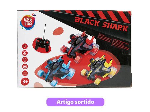 VEICULO BLACK SHARK ONE TWO FUN MODELOS SORTIDOS image number 6