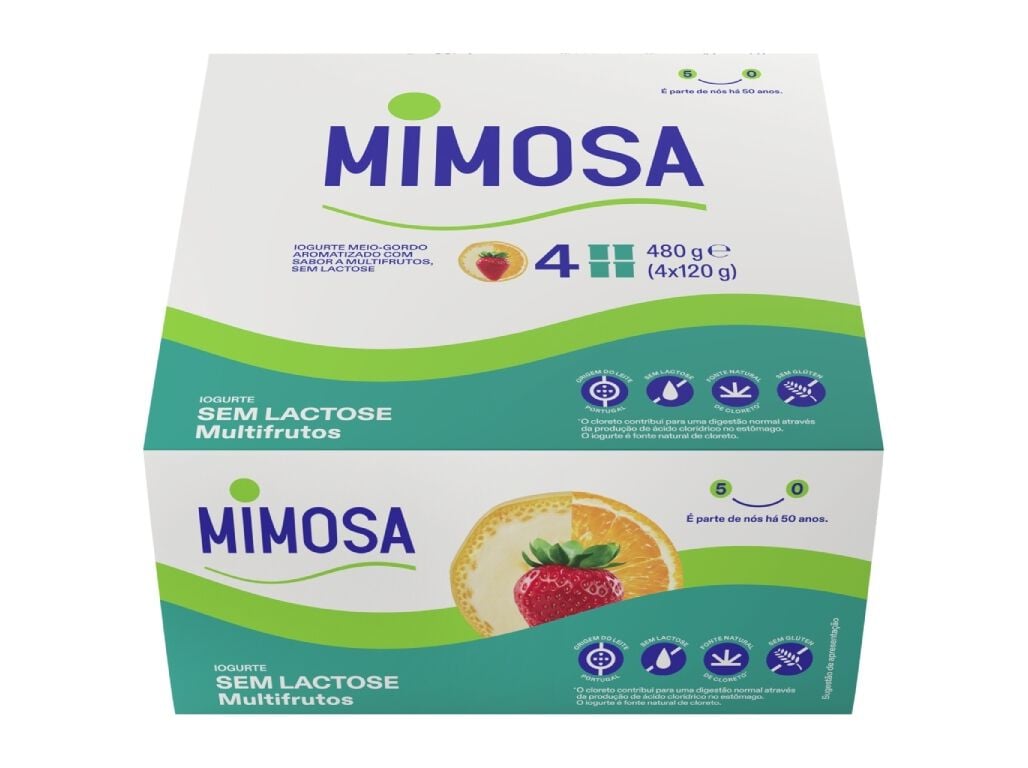IOGURTE MIMOSA SEM LACTOSE MULTIFRUTOS 4X125G image number 1