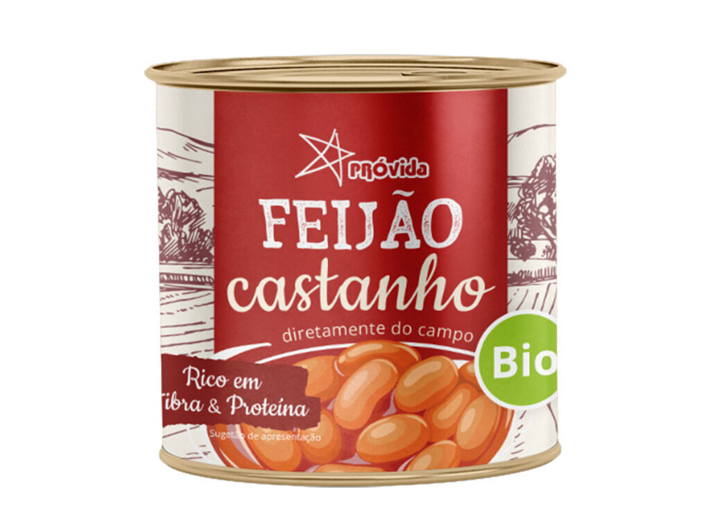 FEIJ&Atilde;O CASTANHO PR&Oacute;VIDA BORLOTTI COZIDO BIO 400G image number 1