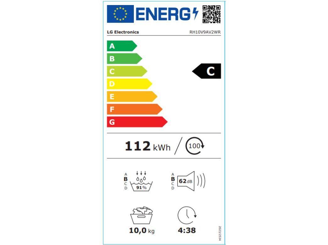 M&Aacute;QUINA DE SECAR ROUPA DE CONDENSA&Ccedil;&Atilde;O LG RH10V9AV2WR 10KG BRANCO image number 6
