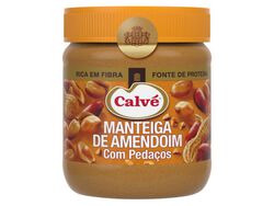 MANTEIGA CALVÉ AMENDOIM PEDAÇOS 350G