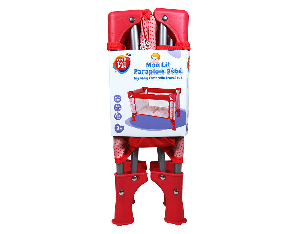 CAMA DE VIAGEM ONE TWO FUN ROSA