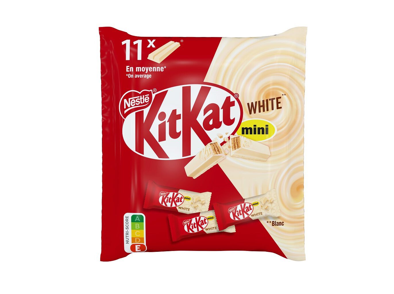 SNACK DE CHOCOLATE KITKAT MINI BRANCO 146.3 G image number 0