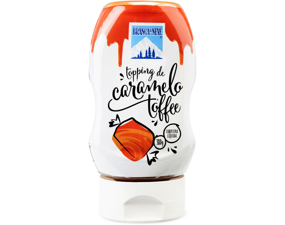 TOPPING BRANCA DE NEVE DE TOFFEE CARAMELO 380G