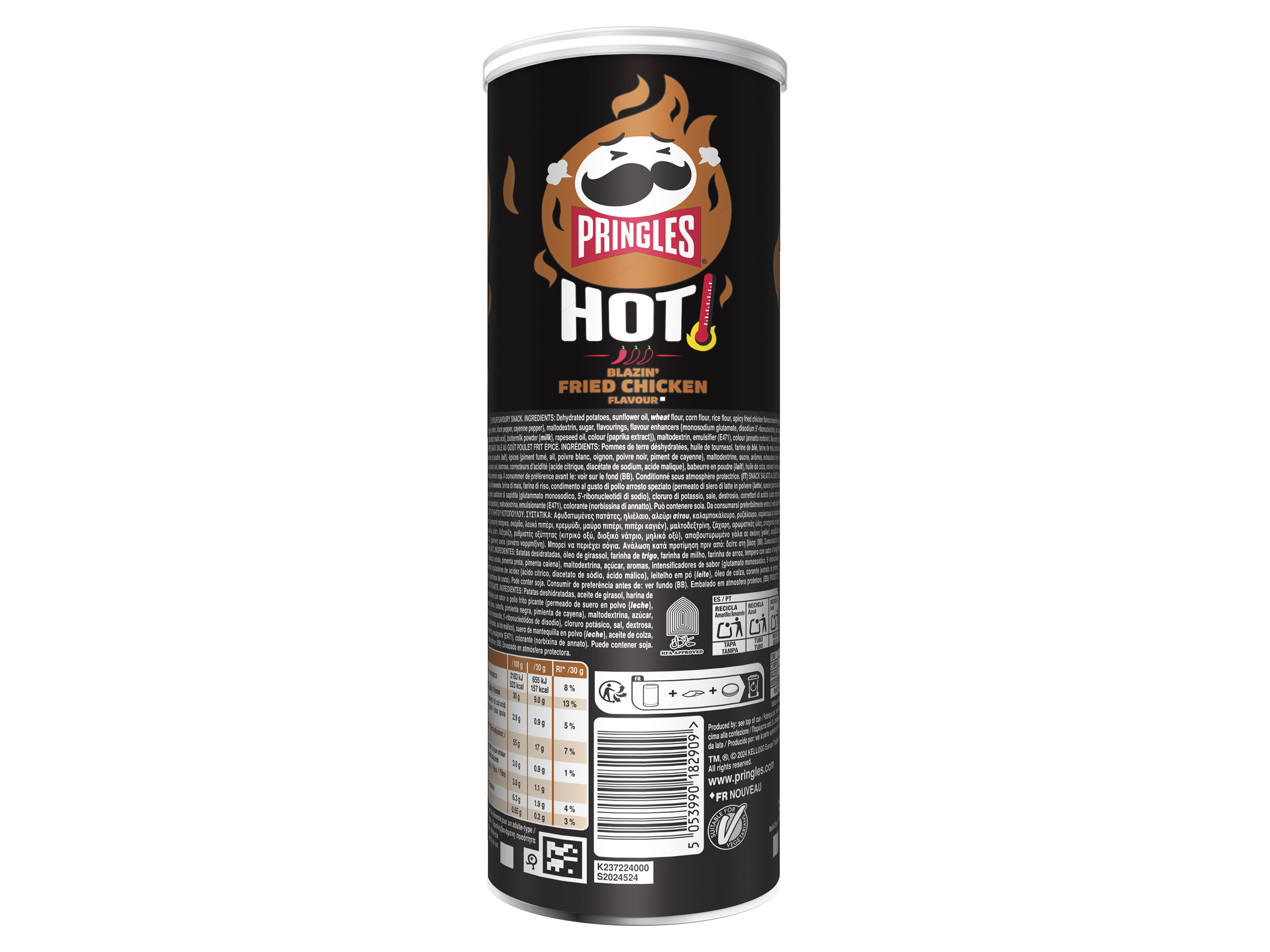 APERITIVO PRINGLES SPICY FRIED CHICKEN 160G image number 1