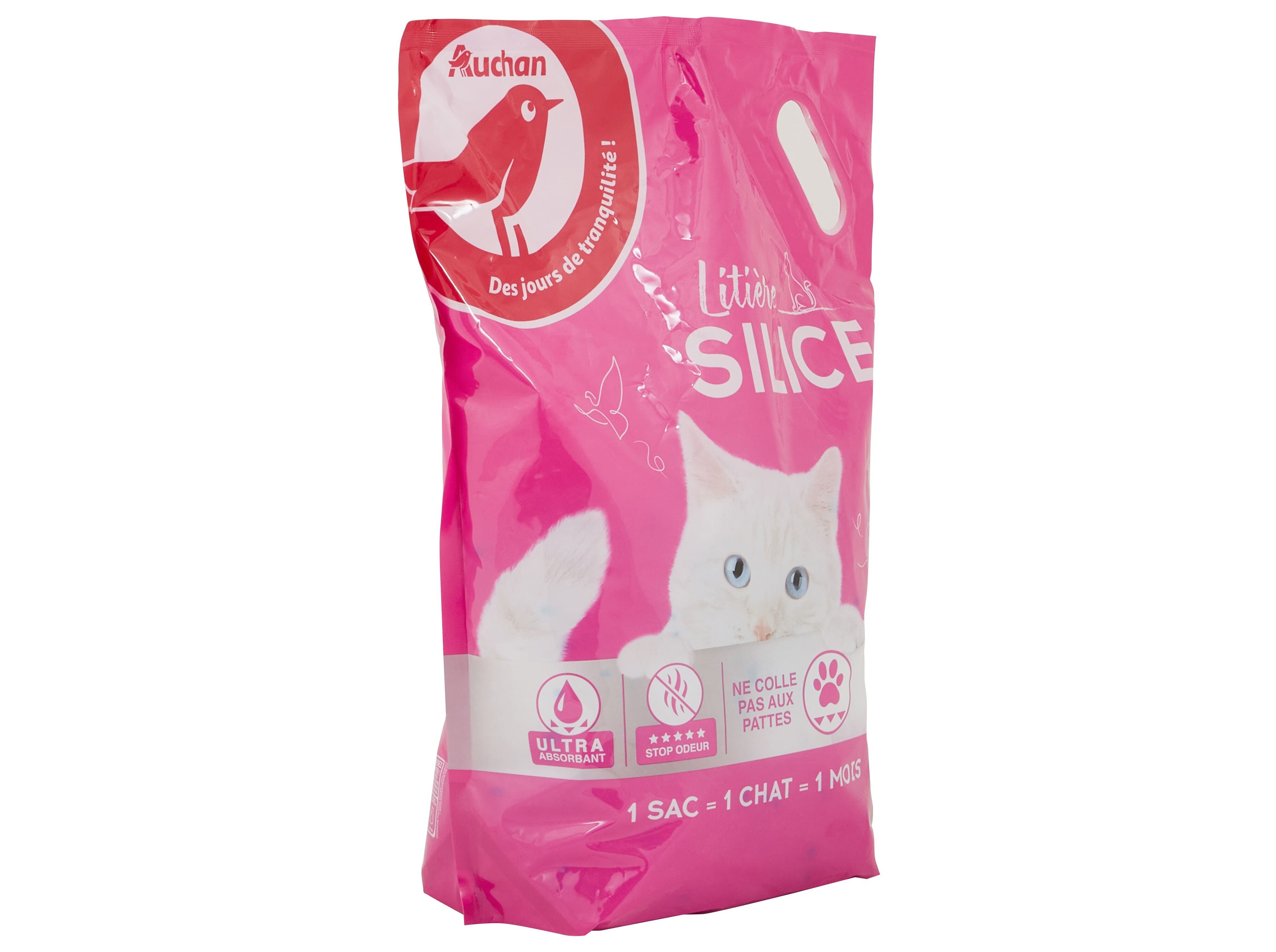 S&Iacute;LICA GEL PARA GATO AUCHAN 5L image number 1