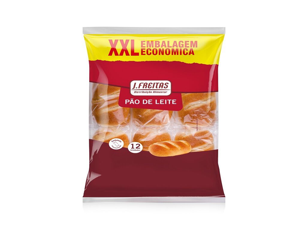 P&Atilde;O DE LEITE J FREITAS XXL 12 UNI 420 GRS