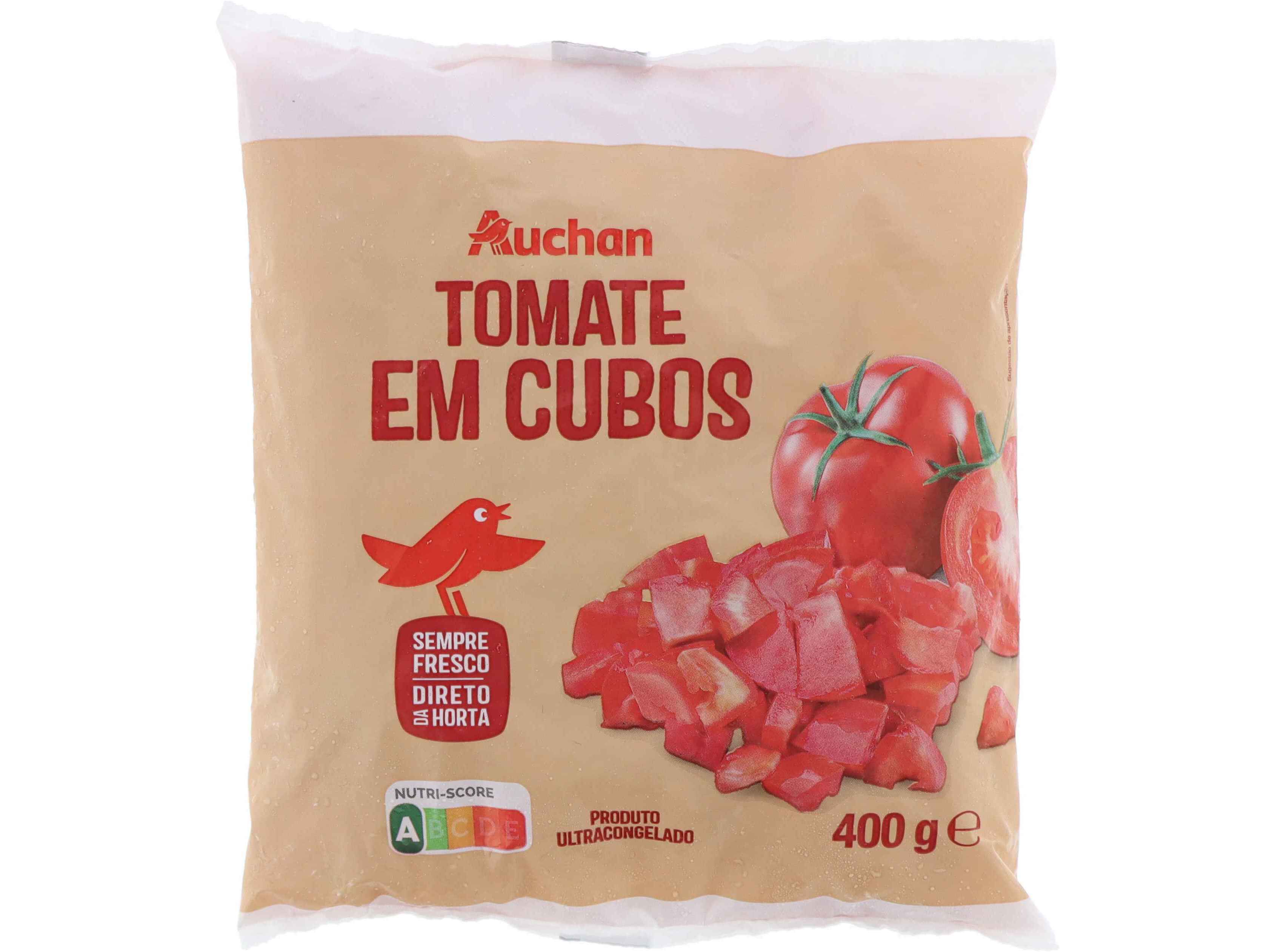 TOMATE AUCHAN EM CUBOS 400G