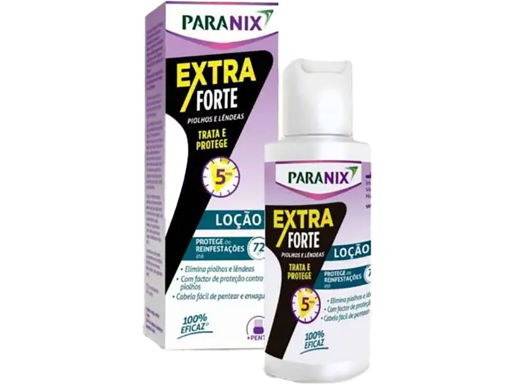 LO&Ccedil;&Atilde;O PARANIX TRATAMENTO EXTRA FORTE COM PENTE 100ML