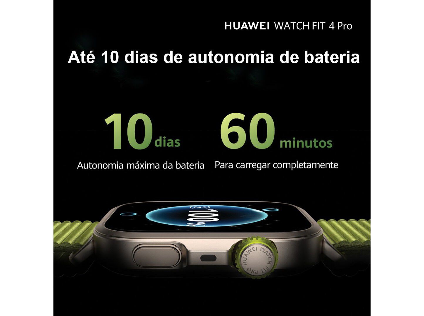 SMARTWATCH HUAWEI BLACK FIT 4 PRO image number 2