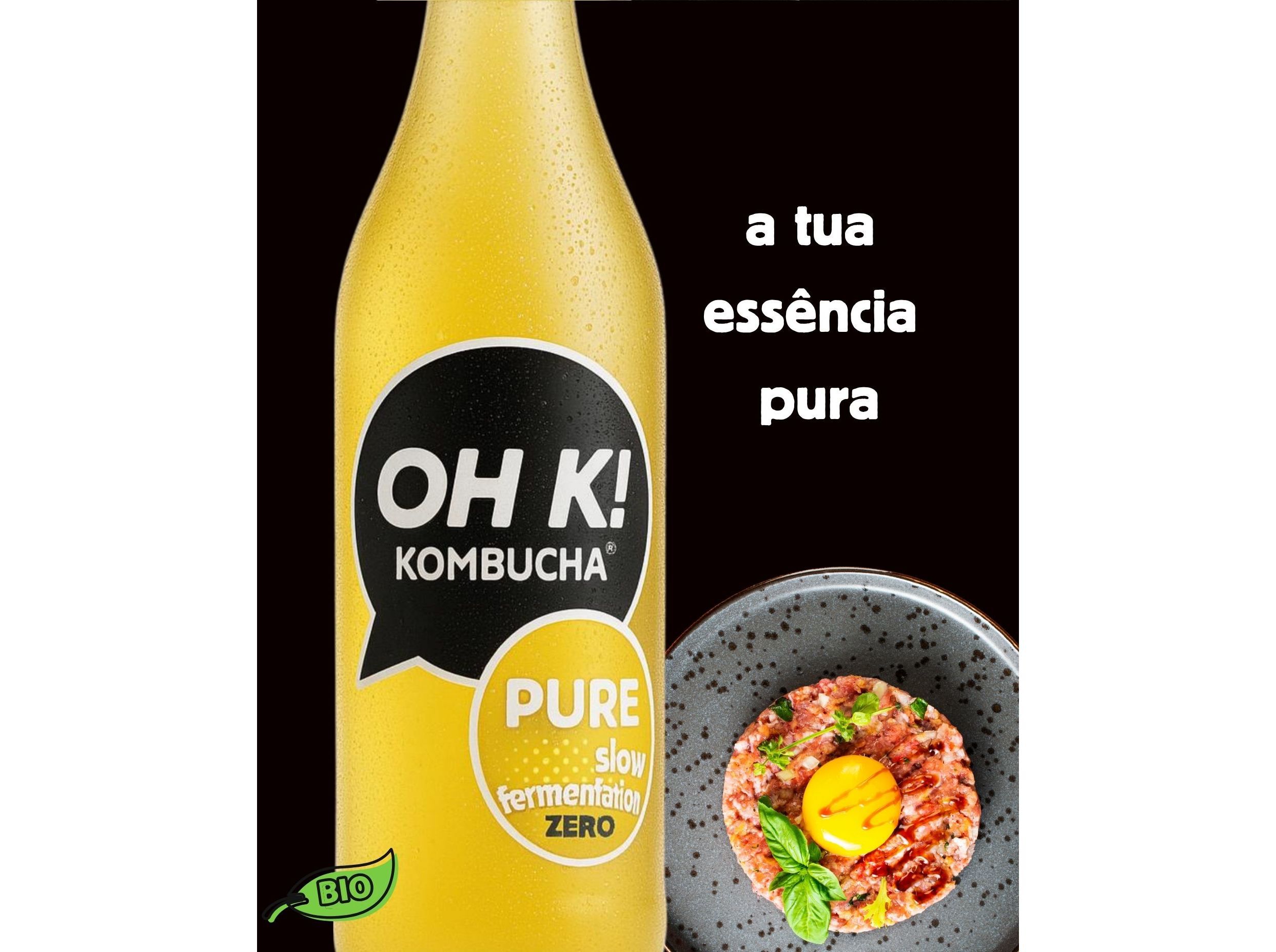 KOMBUCHA BIO OH K! PURE (CH&Aacute; VERDE JASMIM) 750 ML image number 1