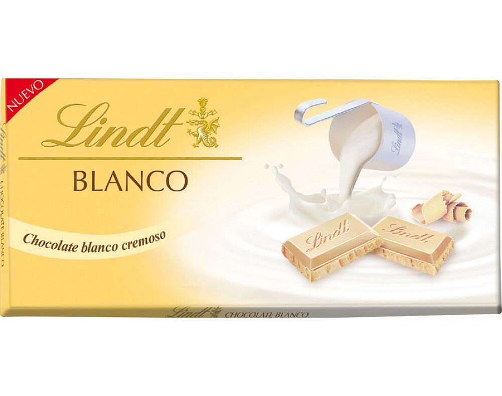 TABLETE LINDT CHOCOLATE BRANCO 100G image number 0