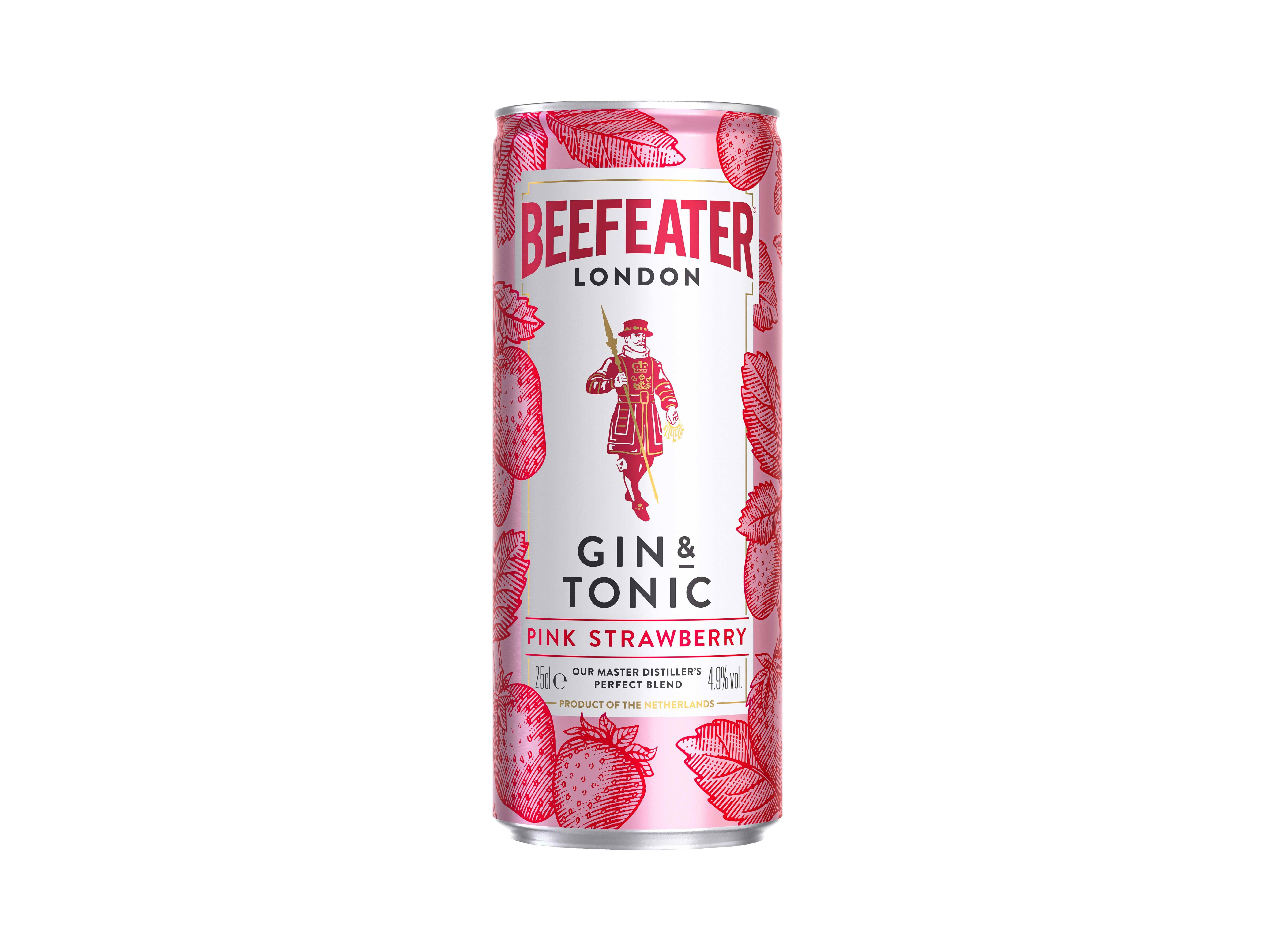 GIN T&Oacute;NICO BEEFEATER PINK LATA 0.25L (SDR) image number 0