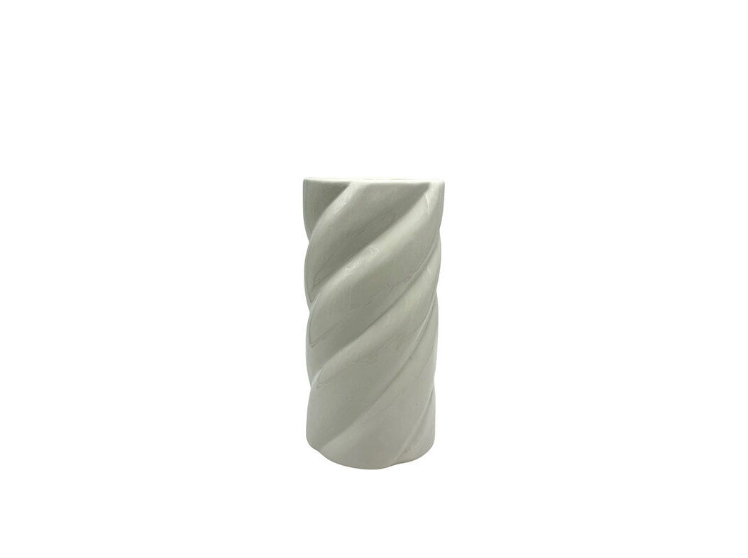 JARRA TORCIDA ACTUEL DOLOMITE BRANCO 12.5X12.5X25CM