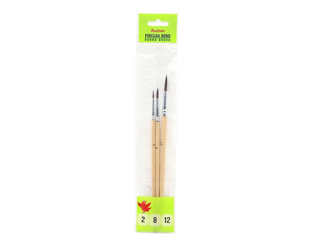 CONJUNTO DE 3 PINC&Eacute;IS AUCHAN N&ordm; 2/8/12 image number 1