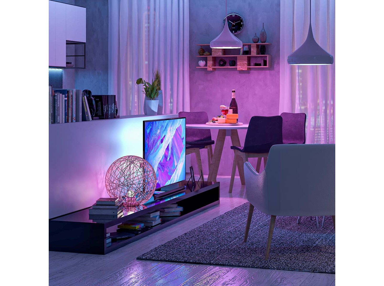 FITA LED NEDIS WIFILS51CRGB MULTICOR 5M image number 8