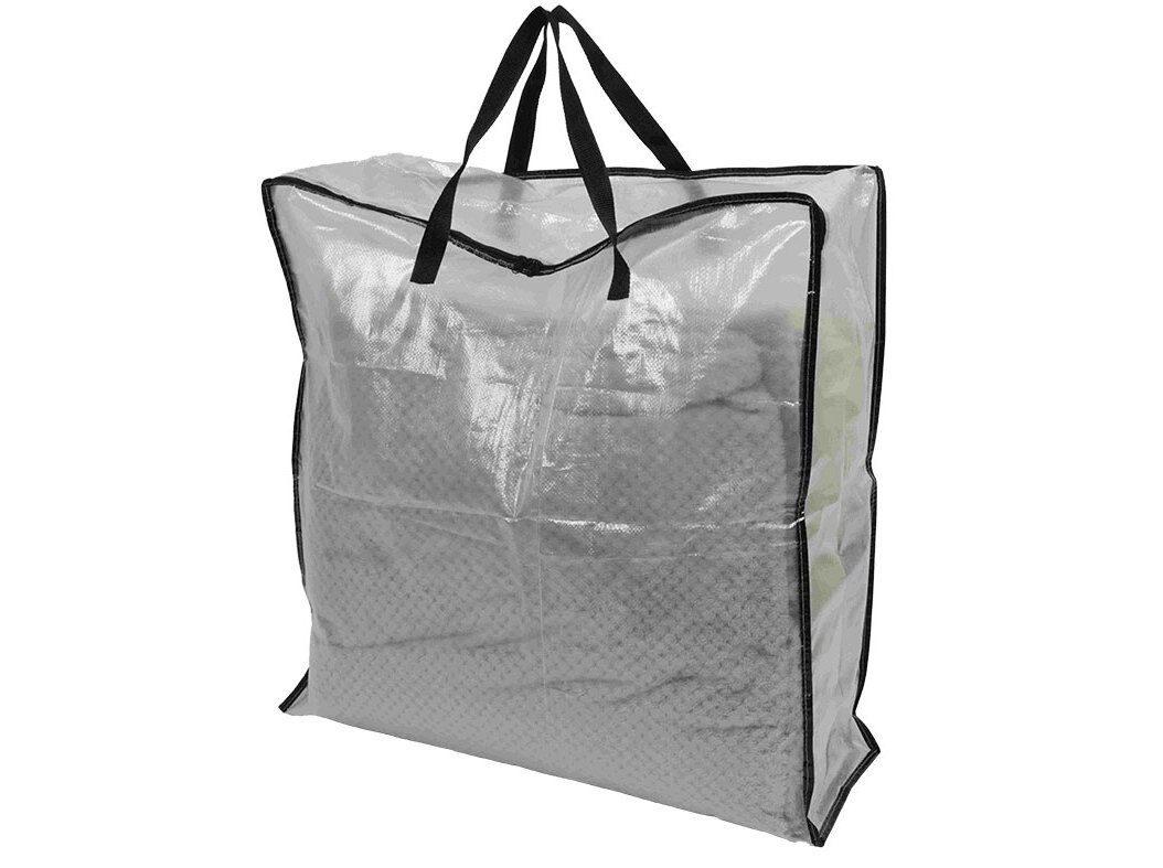SACO DE ARRUMA&Ccedil;&Atilde;O AUCHAN ESSENCIAL PL&Aacute;STICO 65X22X65CM