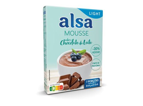 MOUSSE DE CHOCOLATE ALSA LIGHT 132 G image number 0