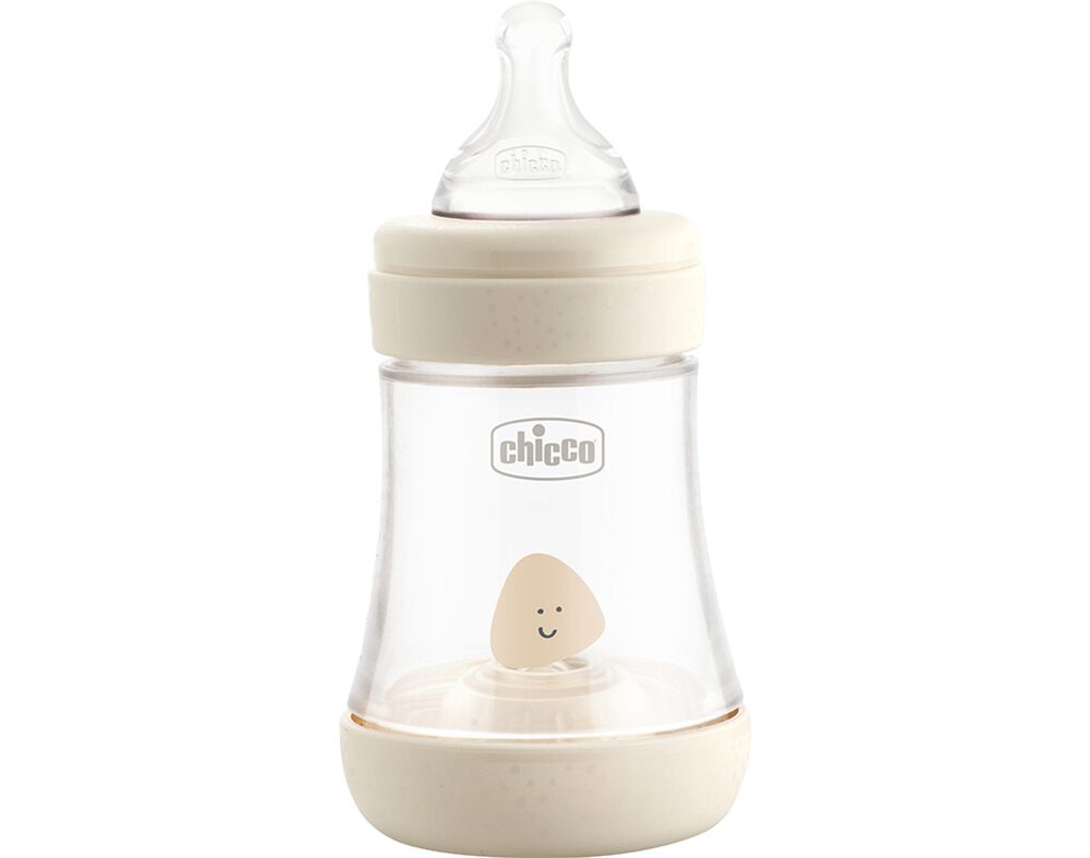 BIBER&Atilde;O CHICCO P5 SILICONE BRANCO OM+ 150ML