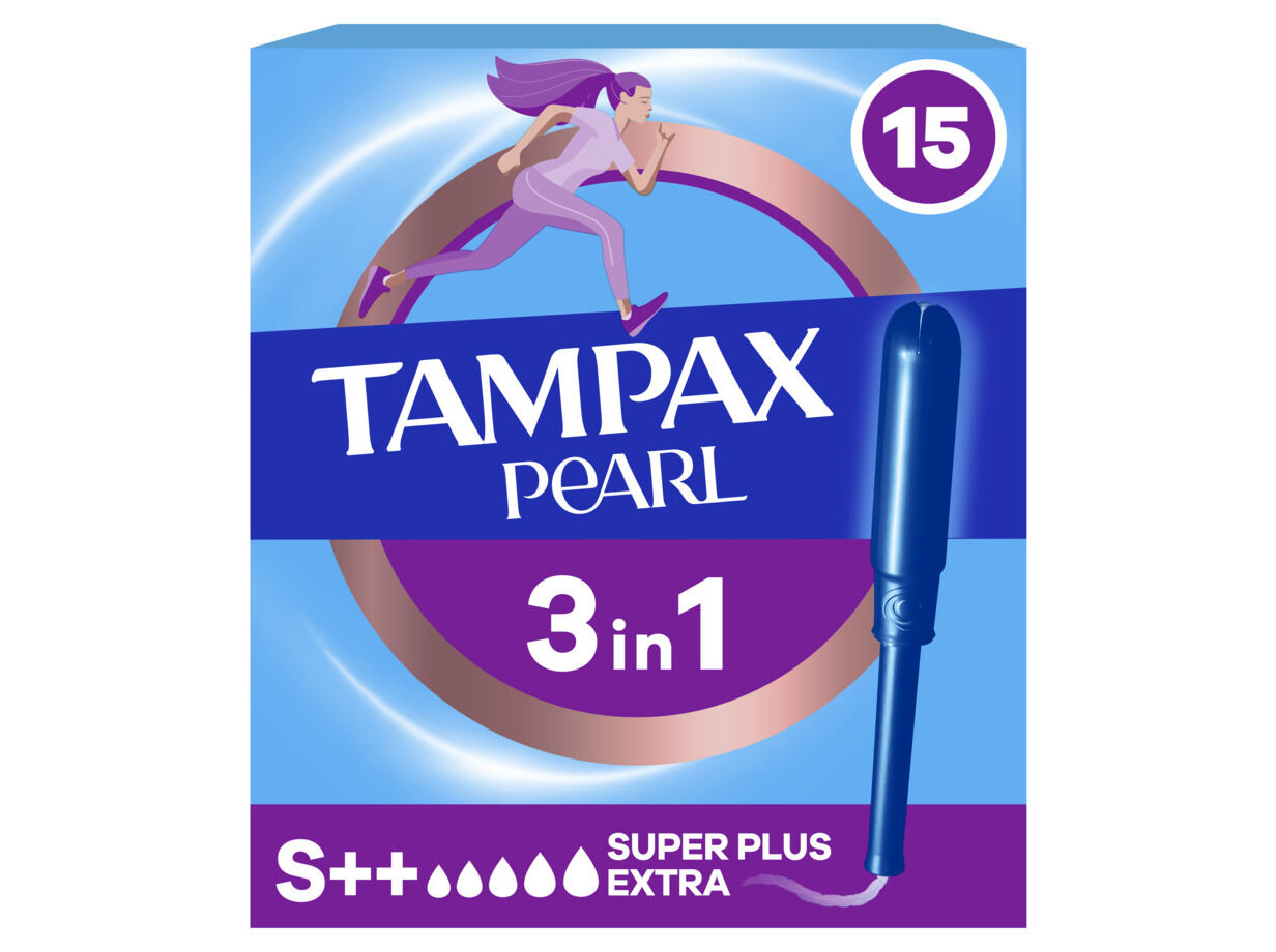 TAMP&Otilde;ES COMPAK TAMPAX PEARL SUPERPLUS EXTRA 15UN image number 0