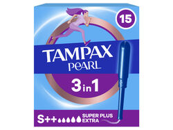 Tampões Compak Tampax Pearl Superplus Extra 15 un