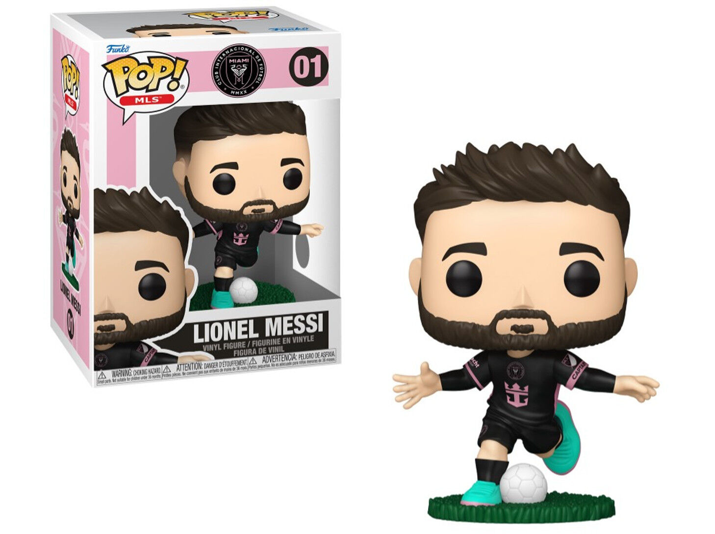 FIGURA FUNKO POP! MLS INTER MIAMI LIONEL MESSI AWAY image number 0