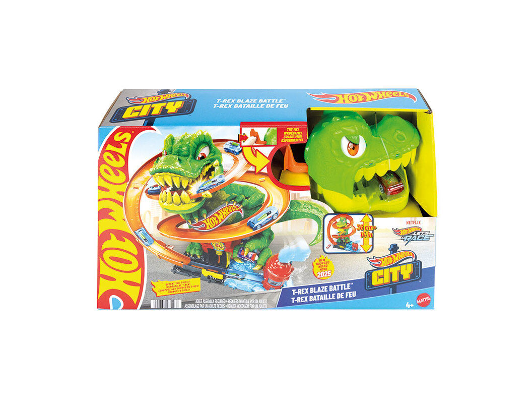 CITY T-REX BOMBEIRO HOT WHEELS image number 0